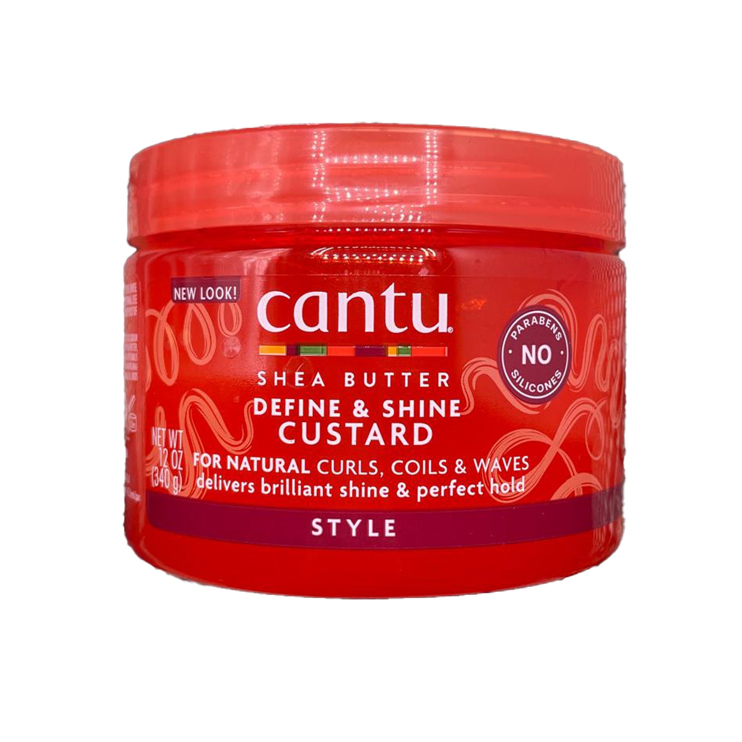 PROMO - Cantu | Hair Cream Gel - Define & Shine Custard, For natural curls, coils & waves | 340g