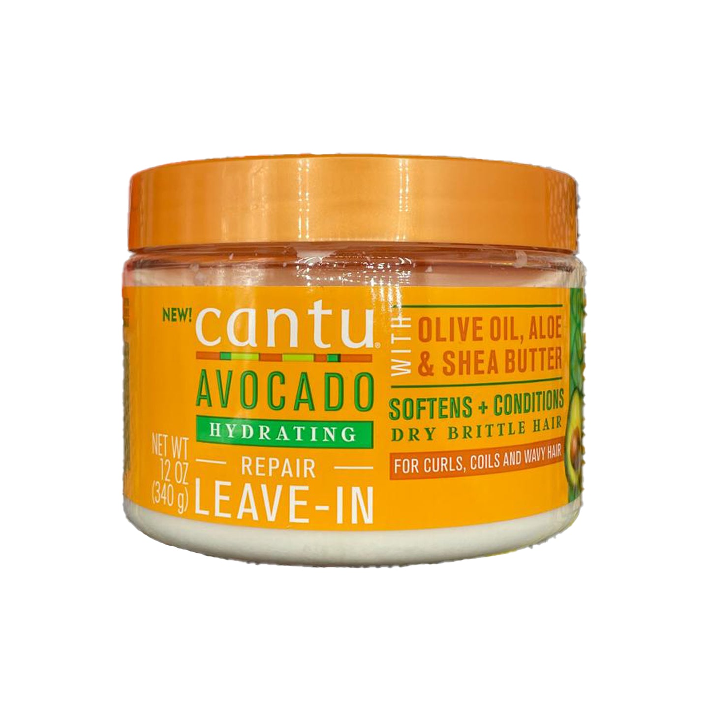 PROMO - | Hair Cream - Avocado, Olive oil, Aloe and Shea Butter | 340g