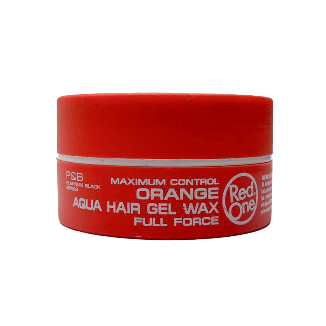 PROMO 2 - | Hair Styling Wax - Aqua Hair Gel Wax, Maximum Control Orange, Full Force | 150ml