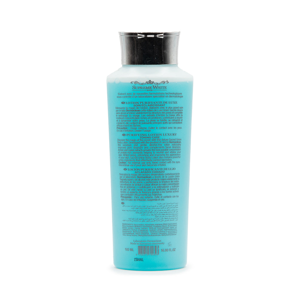 Body Lotion - Union Sacrée, Purifying Lotion Luxury, Amber & Caviar Extracts | 500 ml
