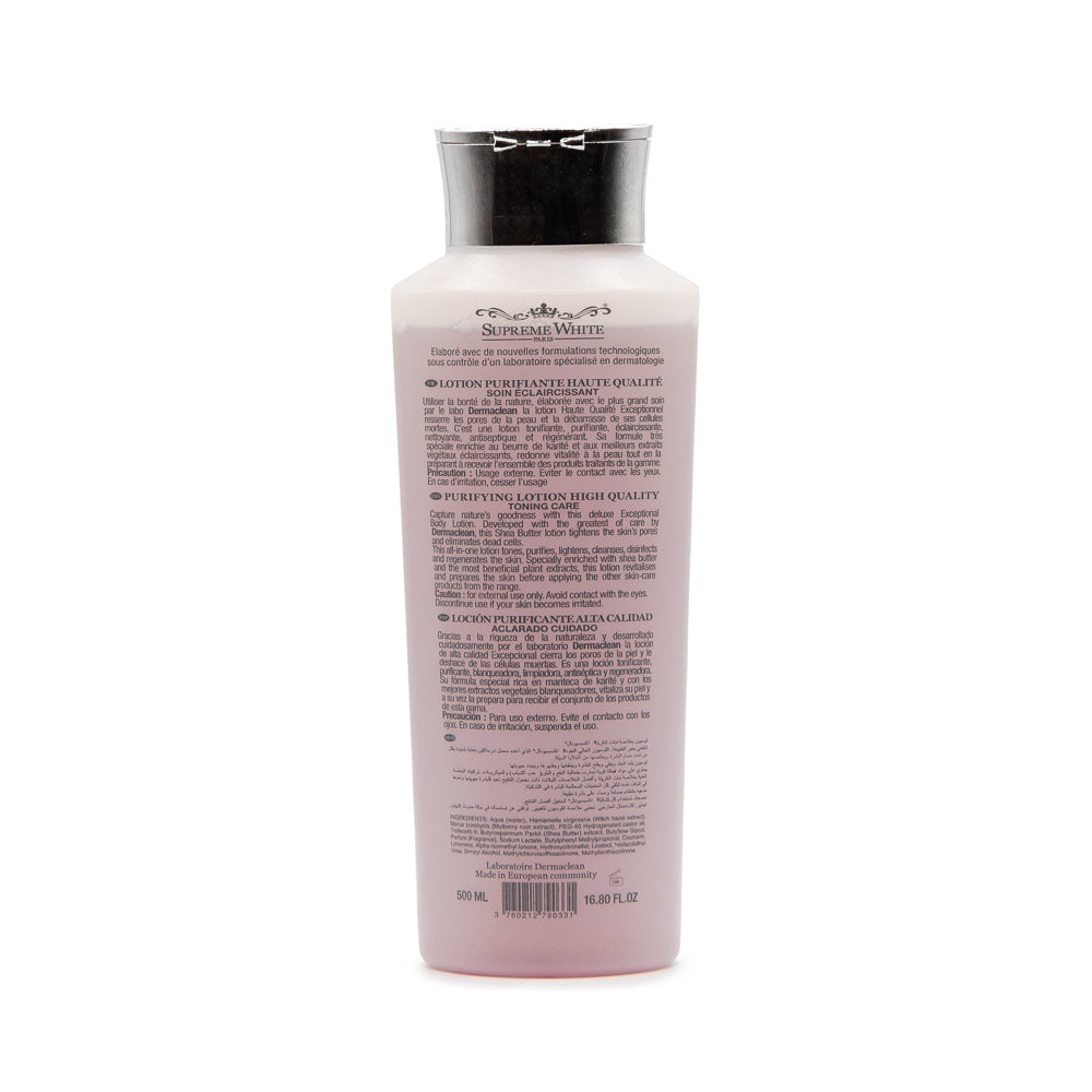 Supreme White Paris | Body Lotion - Exceptionnel, Purifying Lotion, Shea Butter Extract | 500ml