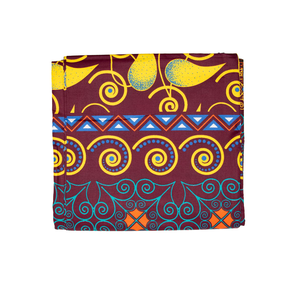 Wax Print Fabric - Junior Hollandais - 100% cotton, 6 yards, 5.486 meters - Pattern#109