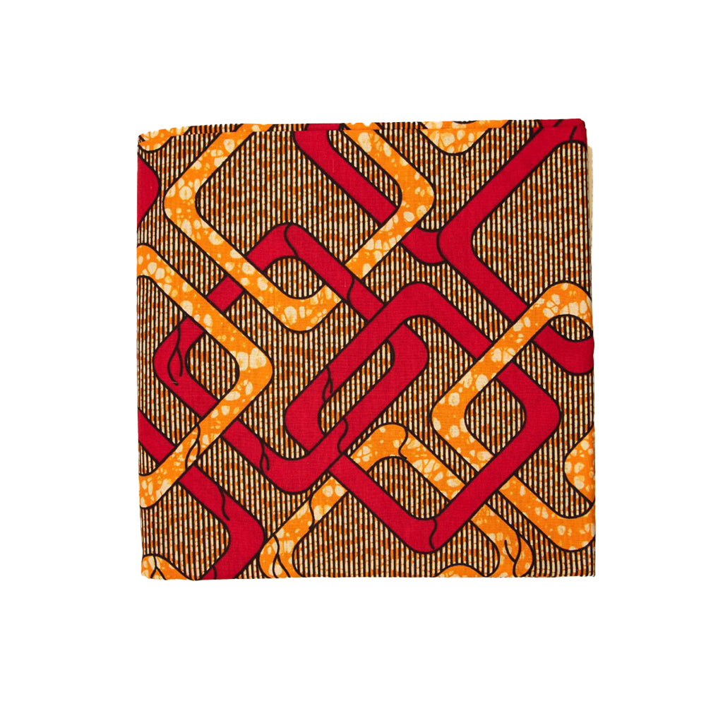 Wax Print Fabric - Junior Hollandais - 100% cotton, 6 yards, 5.486 meters - Pattern#120