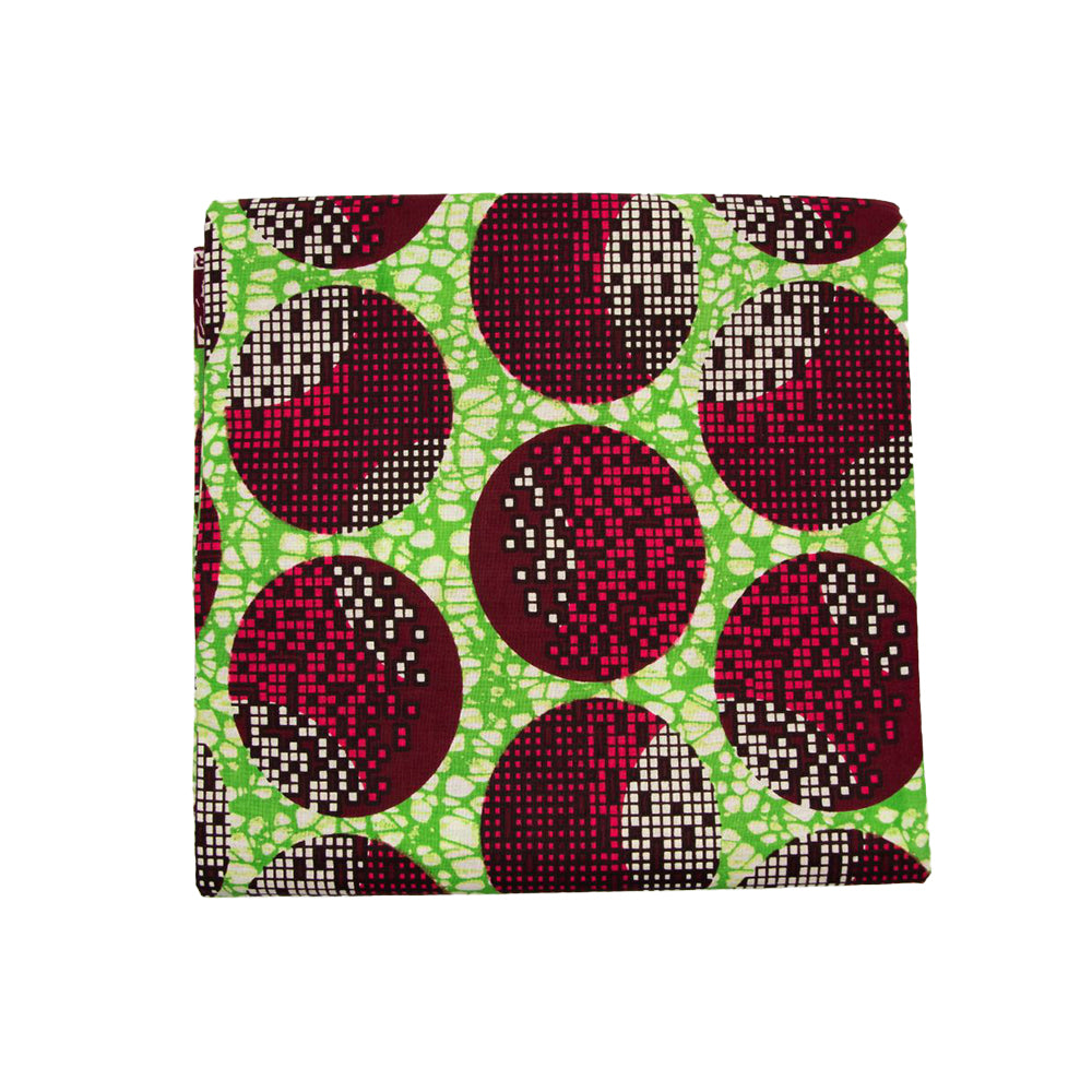 Wax Print Fabric - Junior Hollandais - 100% cotton, 6 yards, 5.486 meters - Pattern#121