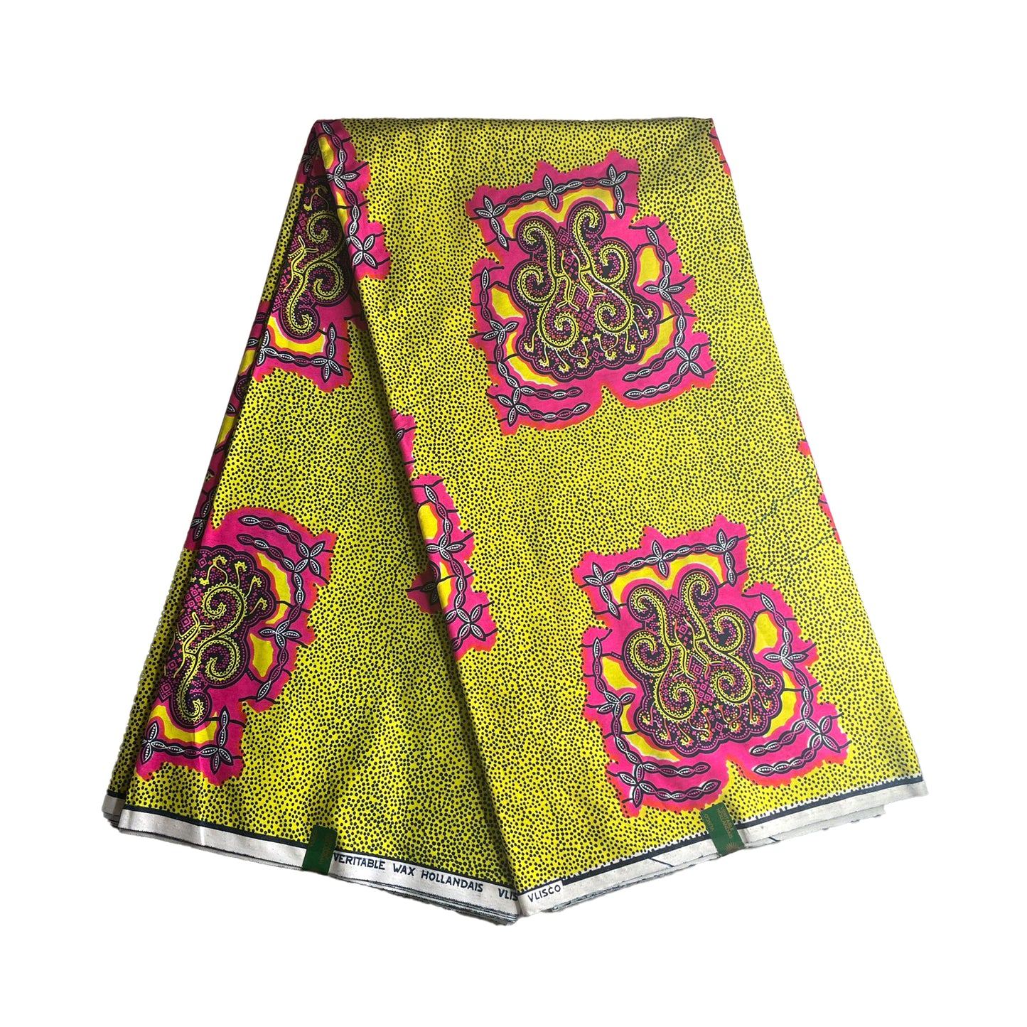 Wax Print Fabric - Senior Hollandais - 100% cotton, 6 yards, 5.486 meters - Pattern#304