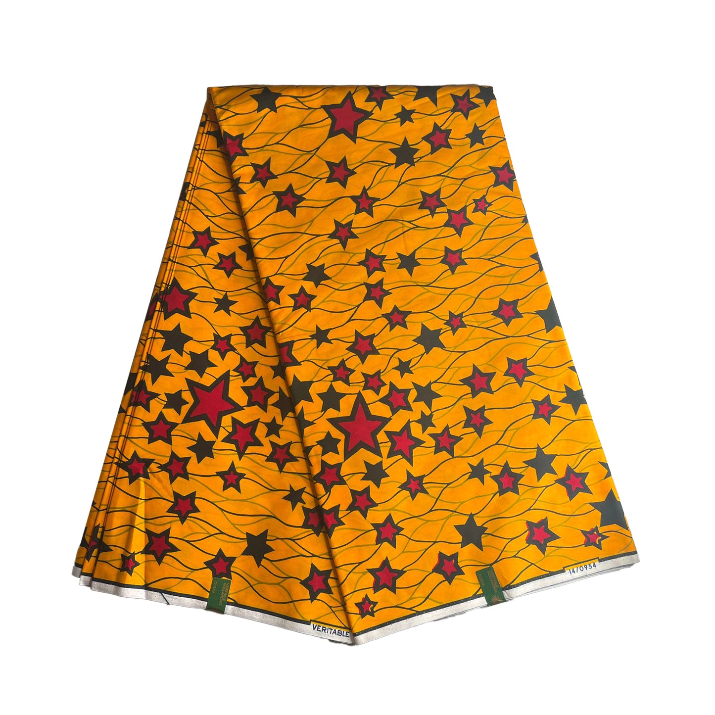 Wax Print Fabric - Senior Hollandais - 100% cotton, 6 yards, 5.486 meters - Pattern#309