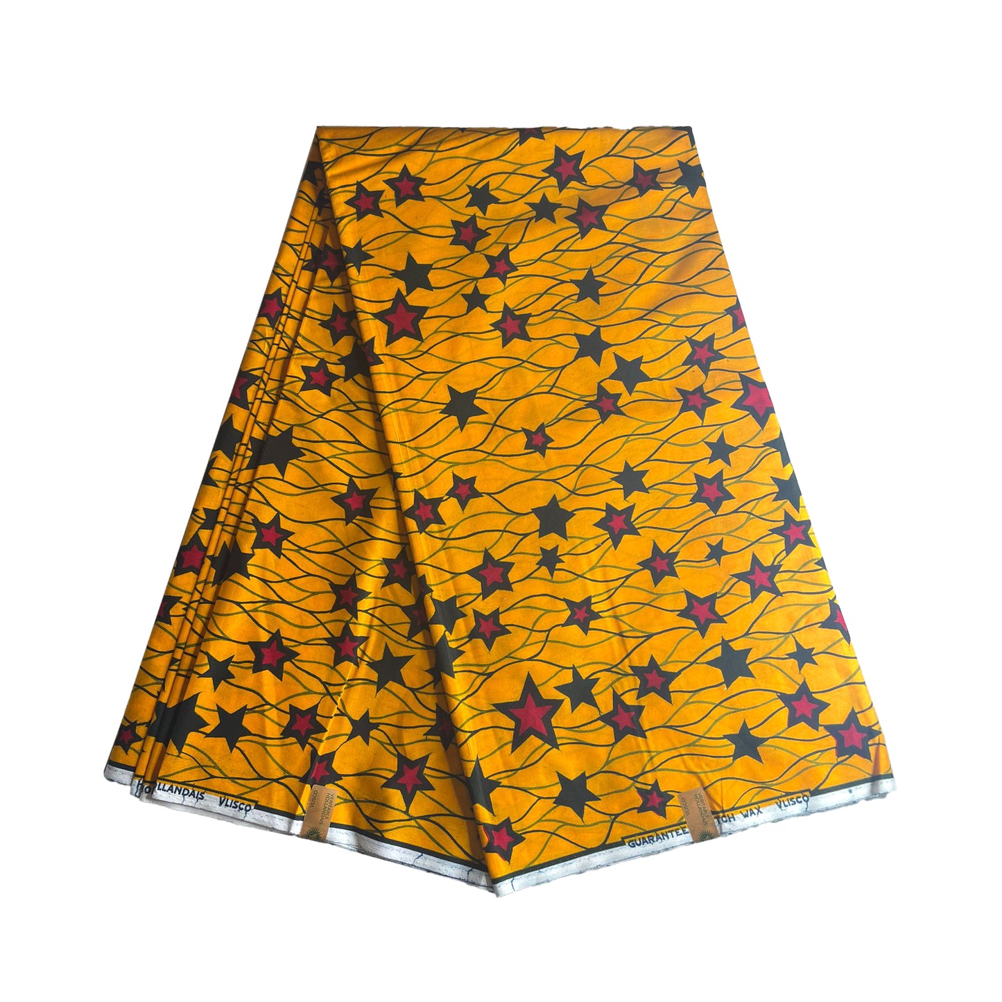 Wax Print Fabric - Senior Hollandais - 100% cotton, 6 yards, 5.486 meters - Pattern#315