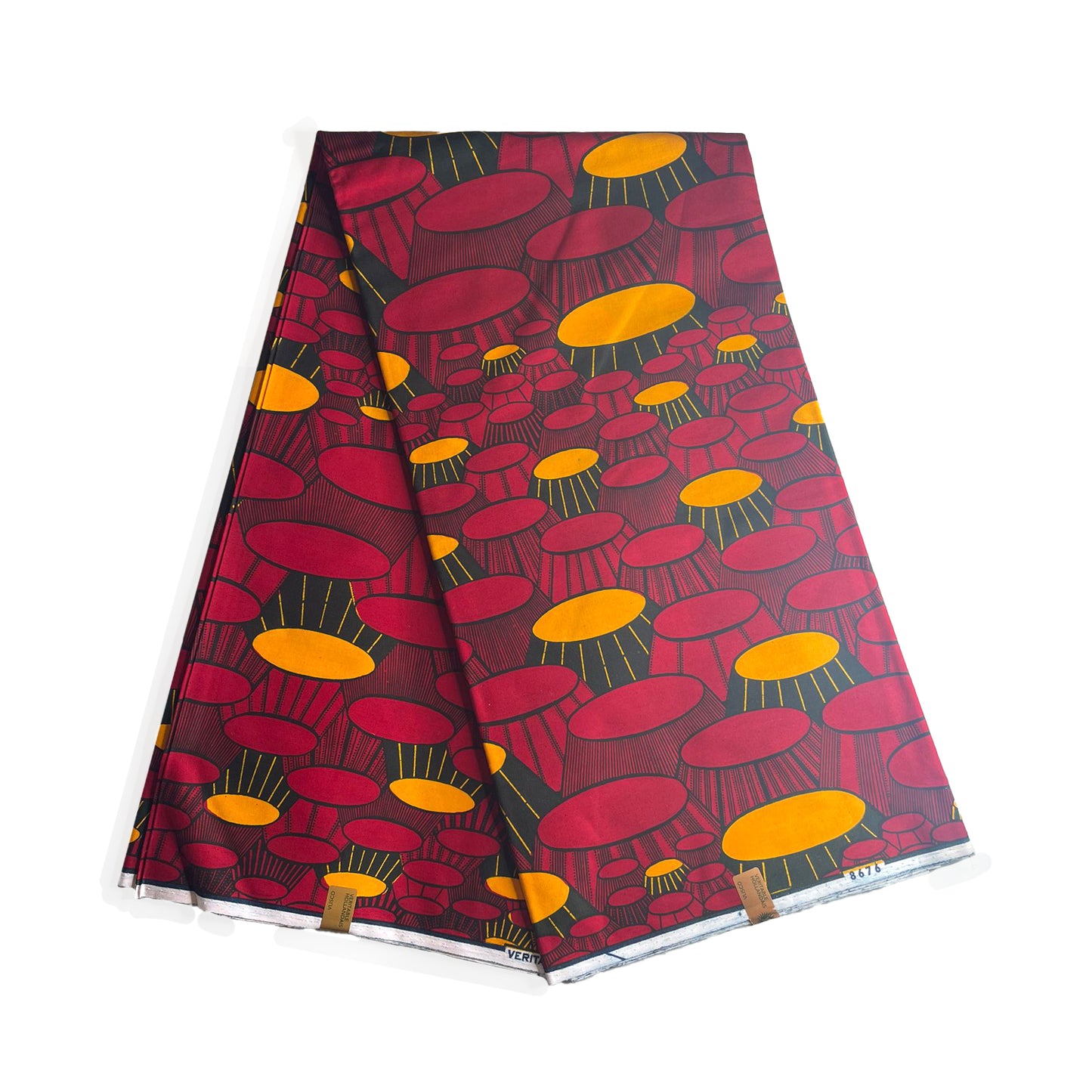 Wax Print Fabric - Senior Hollandais - 100% cotton, 6 yards, 5.486 meters - Pattern#316