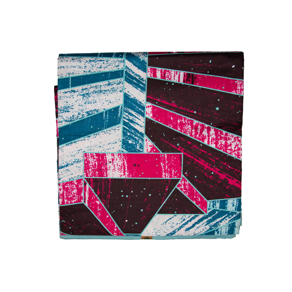 Wax Print Fabric | Java - 100% cotton, 6 yards, 5.486 meters, Holland | Pattern#503