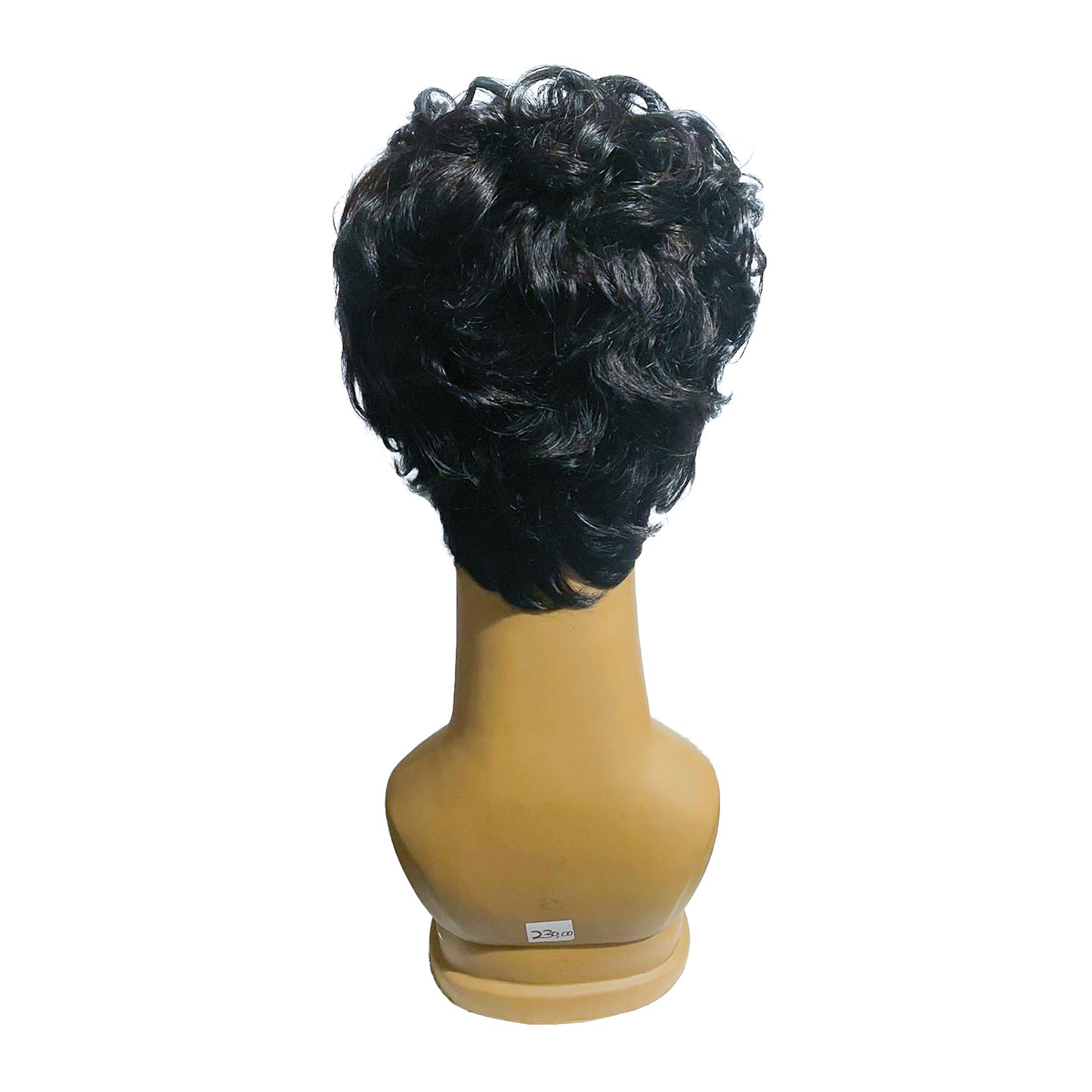 Virgin Gold | Wig - 100% Human hair, Short Hair, Black, Woman | 110g