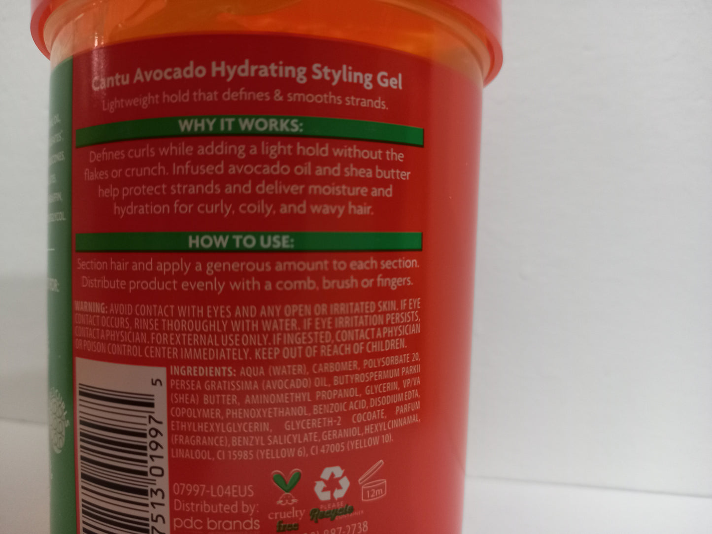 Cantù Avocado Hydrating Styling Gel