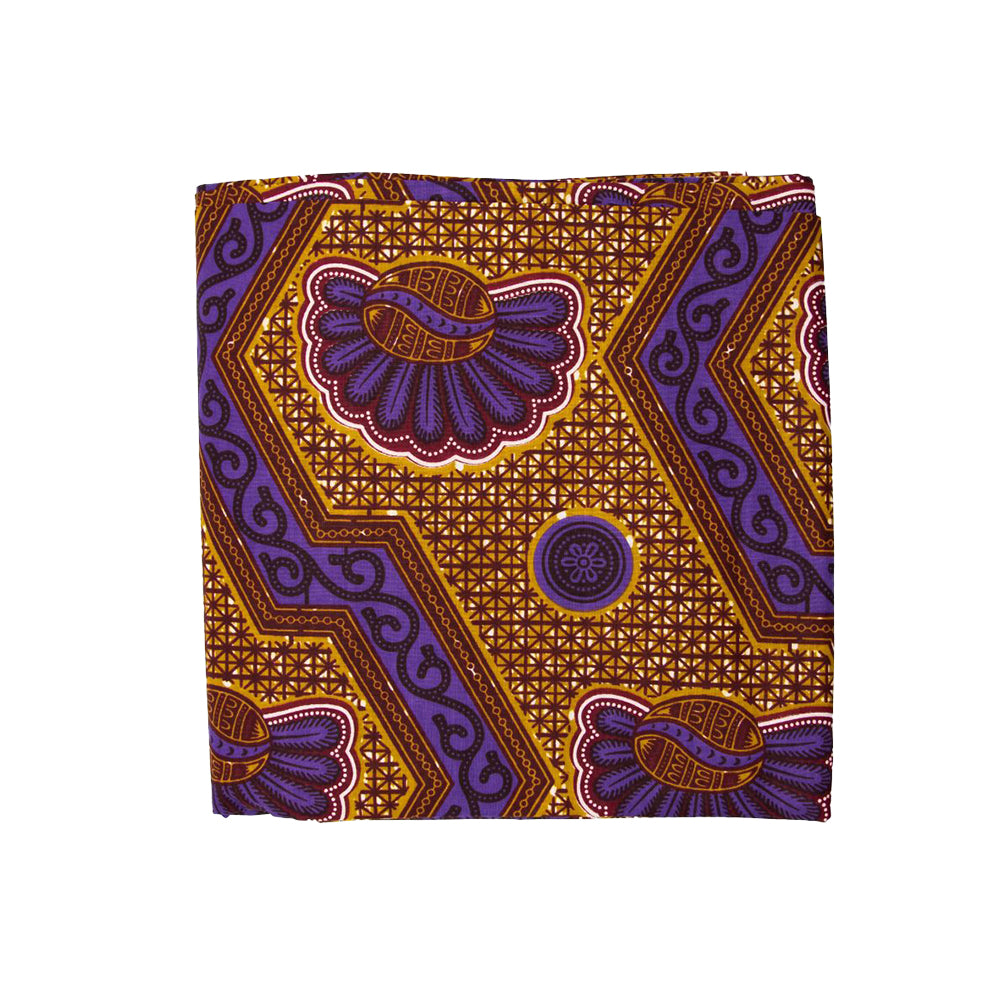 Wax Print Fabric - Junior Hollandais - 100% cotton, 6 yards, 5.486 meters - Pattern#103