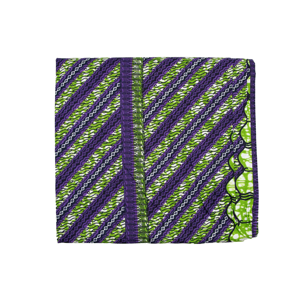 Wax Print Fabric - Junior Hollandais - 100% cotton, 6 yards, 5.486 meters - Pattern#112