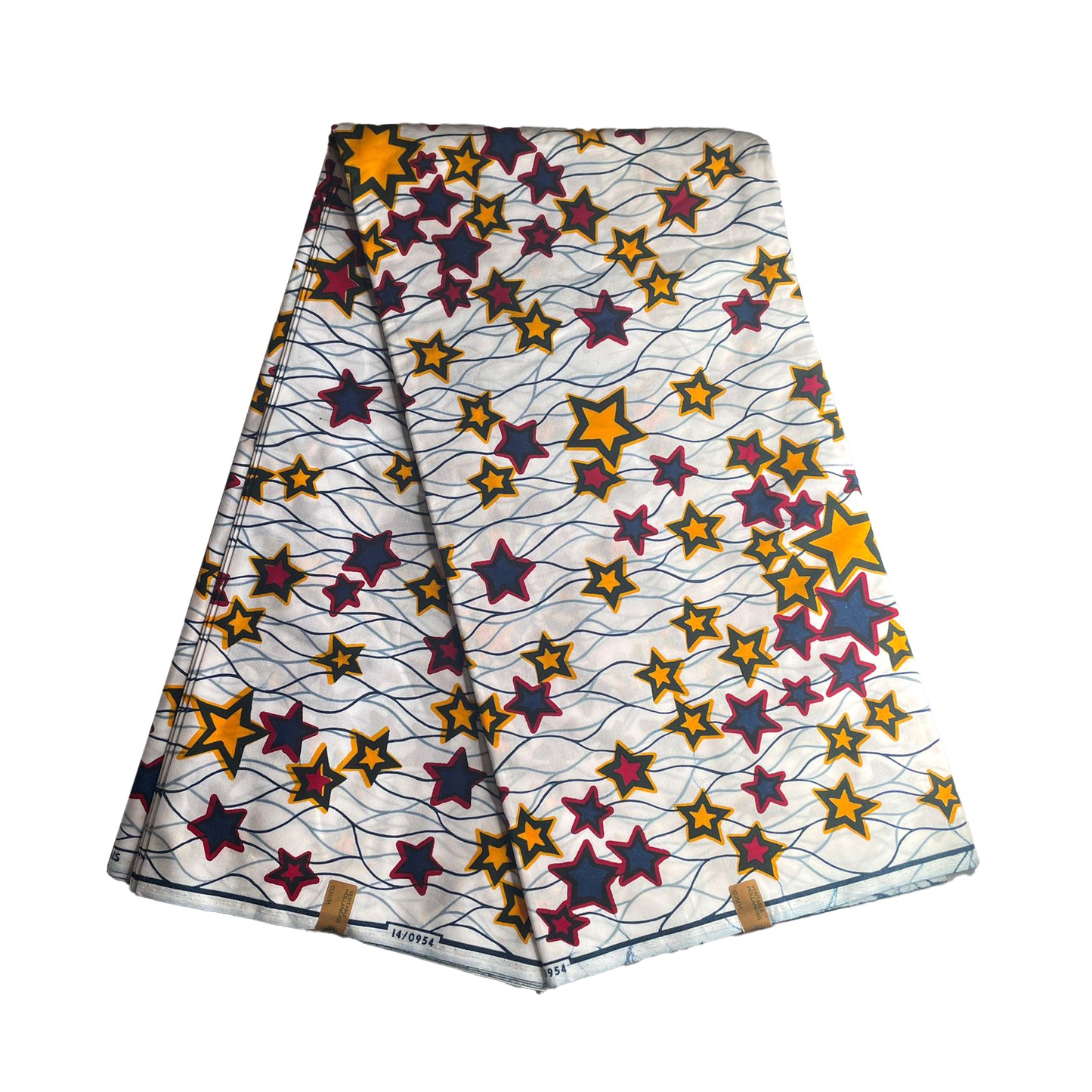 Wax Print Fabric - Senior Hollandais - 100% cotton, 6 yards, 5.486 meters - Pattern#306