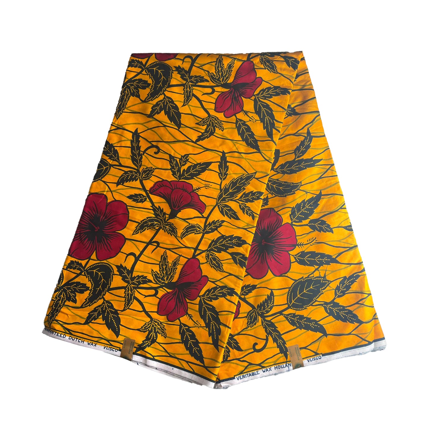 Wax Print Fabric - Senior Hollandais - 100% cotton, 6 yards, 5.486 meters - Pattern#307