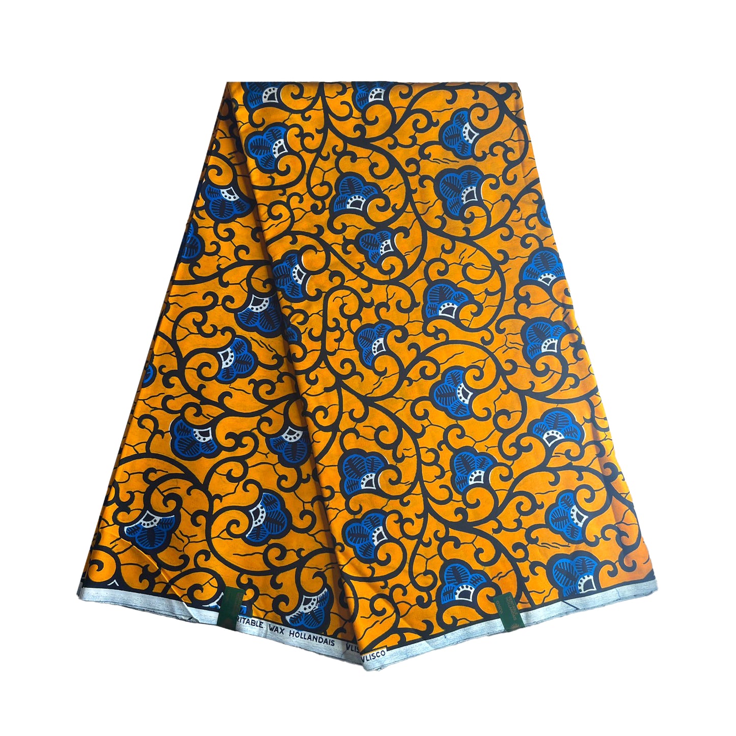 Wax Print Fabric - Senior Hollandais - 100% cotton, 6 yards, 5.486 meters - Pattern#312