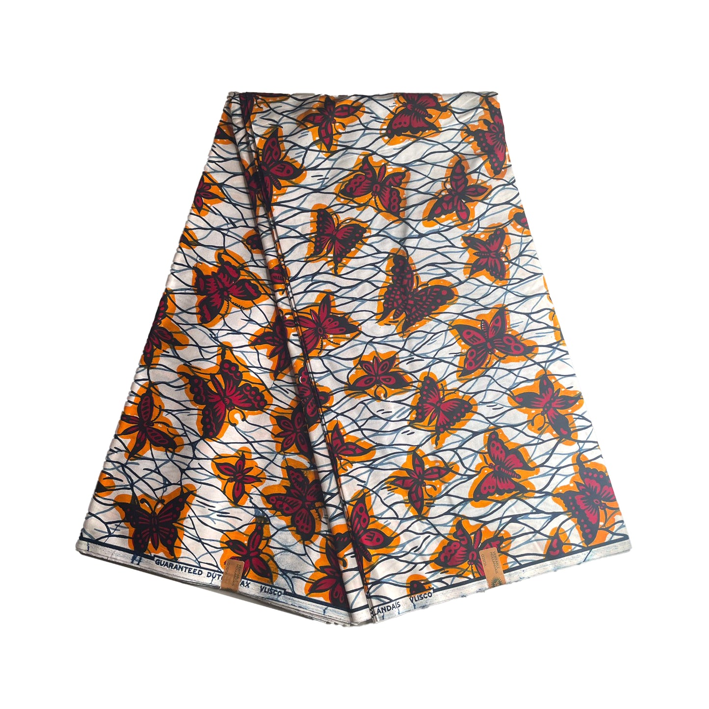 Wax Print Fabric - Senior Hollandais - 100% cotton, 6 yards, 5.486 meters - Pattern#314