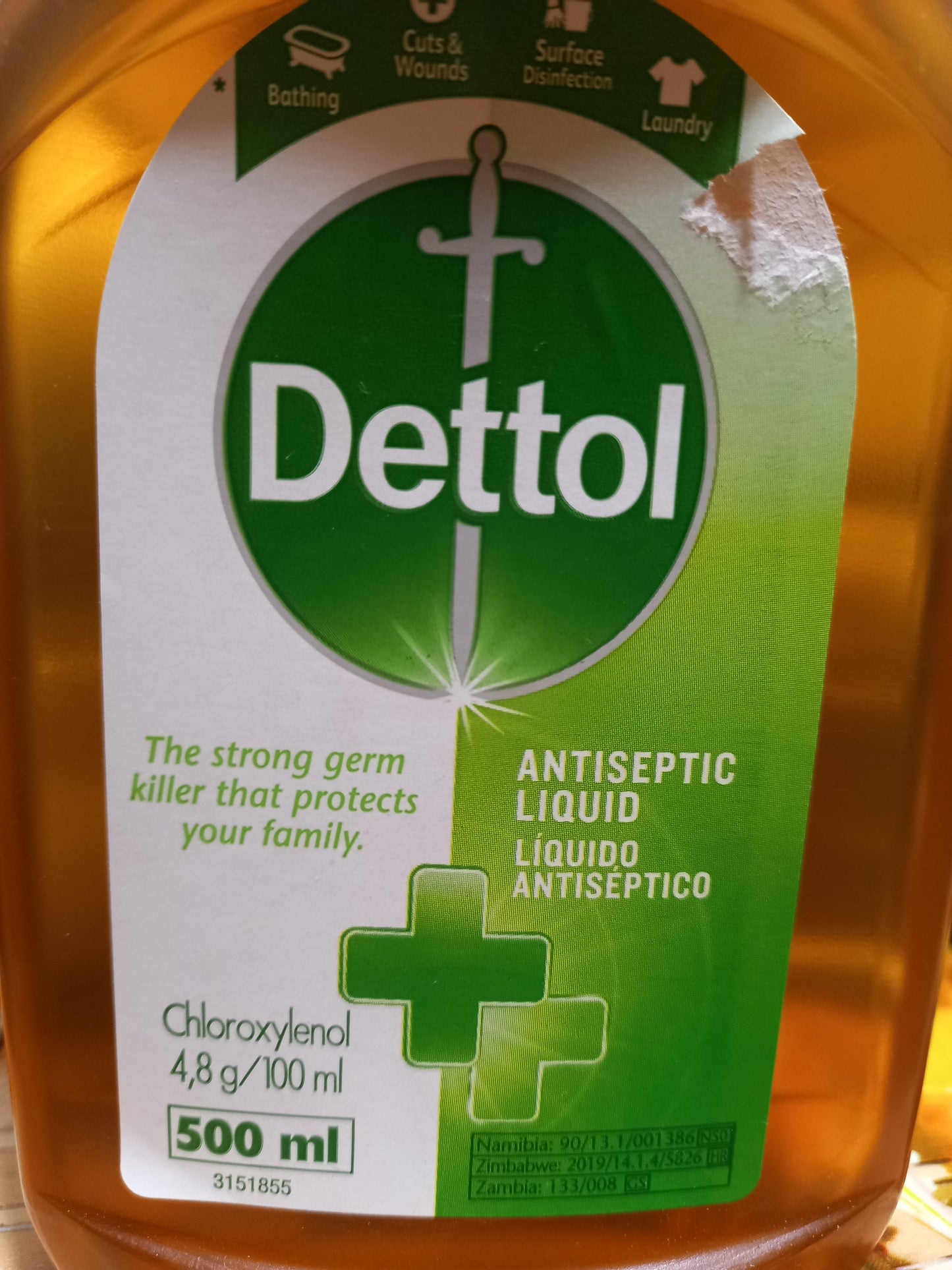 Liquido antisettico 500 ml