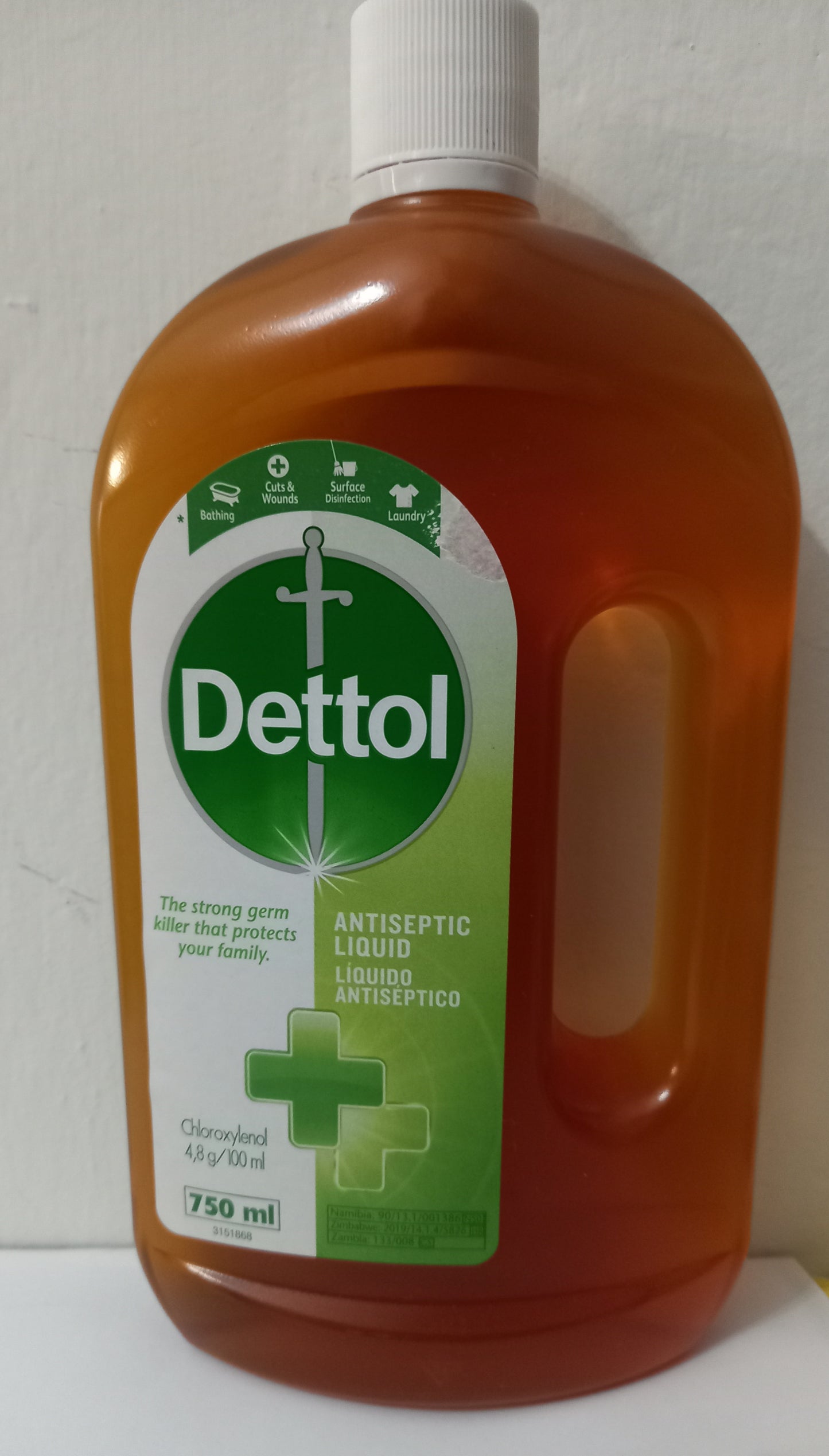 Liquido antisettico 750 ml